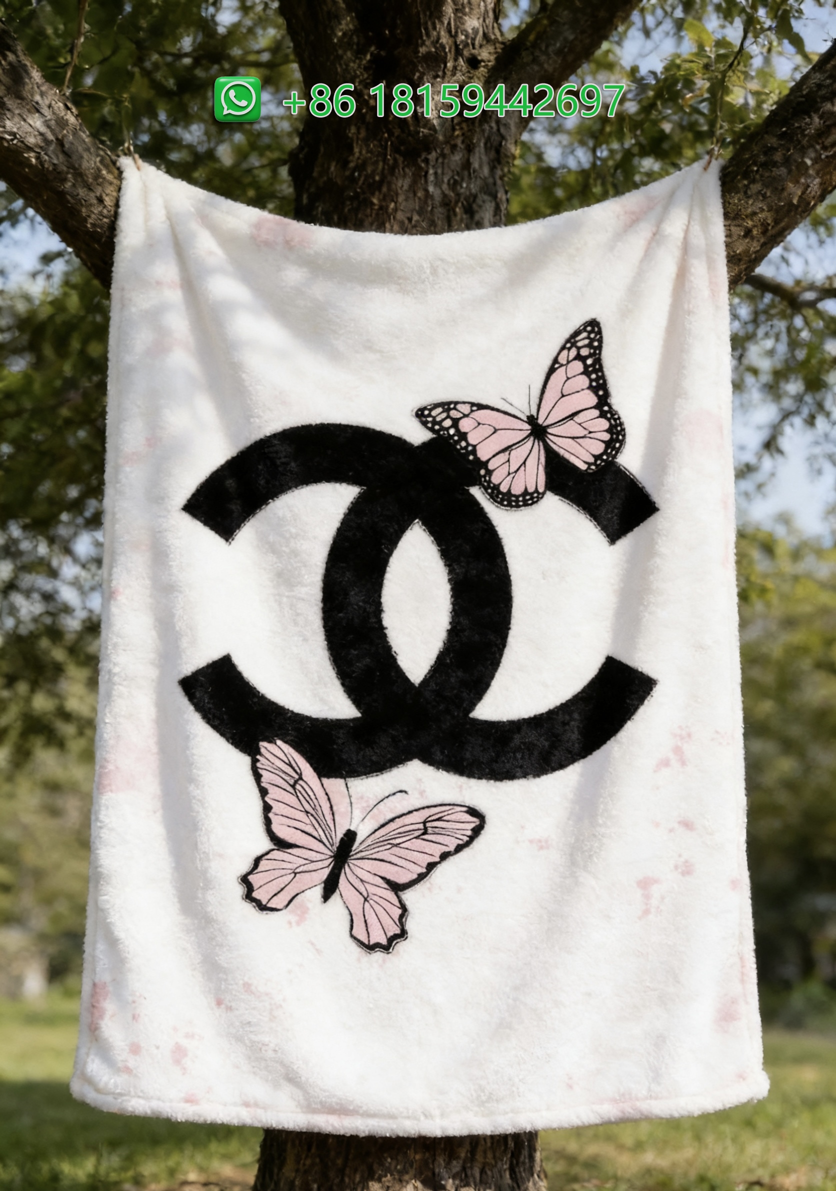 Chanel Throw Blankets